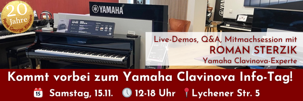 Yamaha Clavinova Info-Tag 15.11.2025