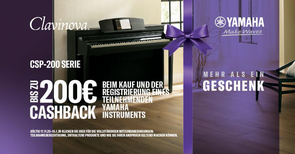 Yamaha Pianos CSP-200 Cashback Rene George Klaviere Berlin