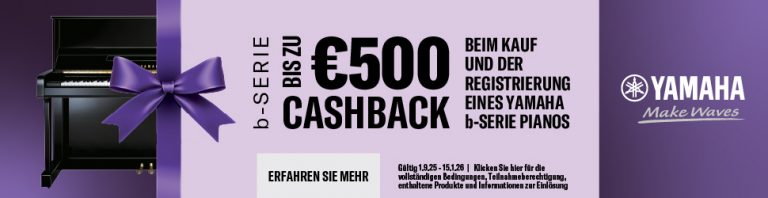 Yamaha Cashback für B-Serie 2025