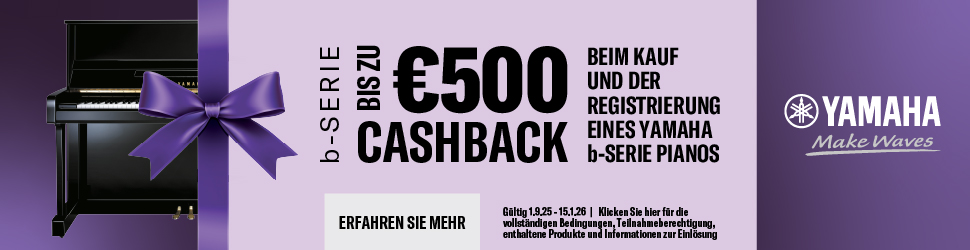 Yamaha Cashback für B-Serie 2025