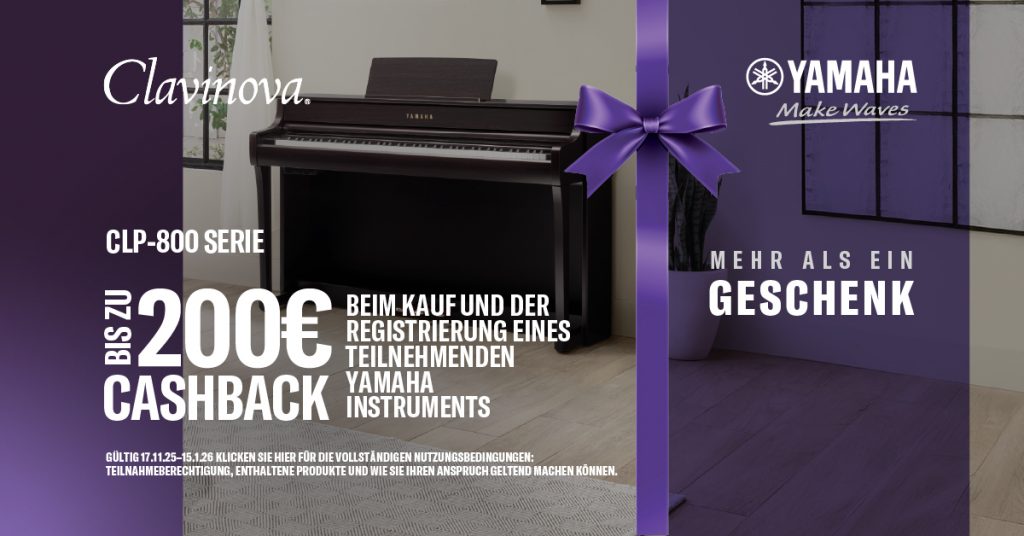Yamaha Clavinova Cashback Rene George Klaviere Berlin