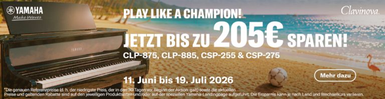 Yamaha Clavinova Sommerkampagne